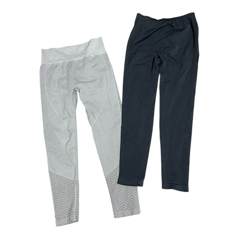 Chic Women's Black and Gray Leggings